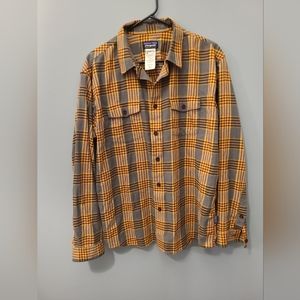Patagonia Organic Cotton Men's Flannel Shirt Size L